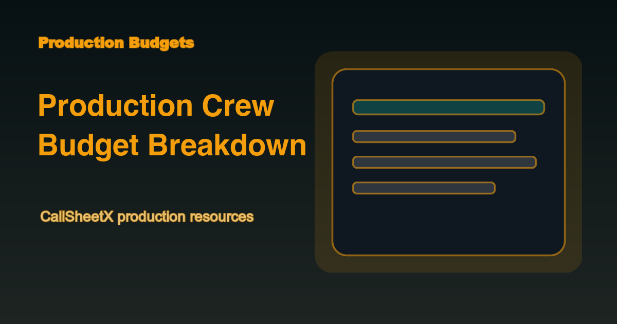 What Do Production Crews Spend the Most Money On? Budget Breakdown guide preview